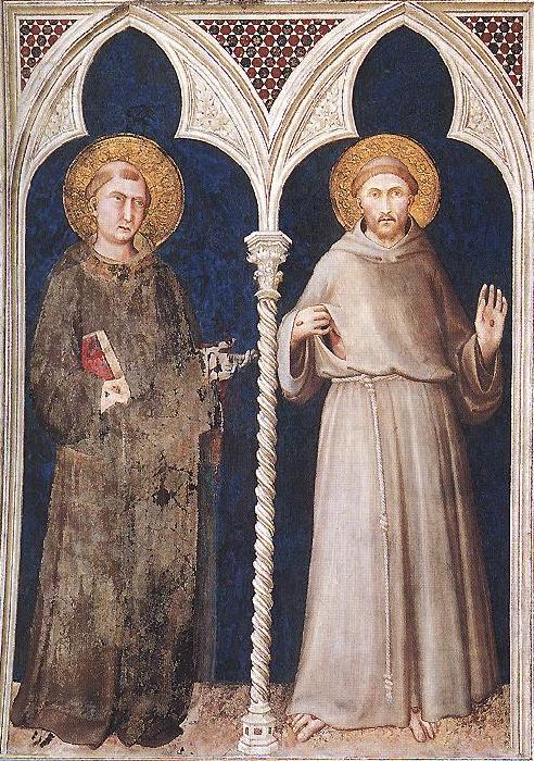 Simone Martini St Anthony and St Francis France oil painting art